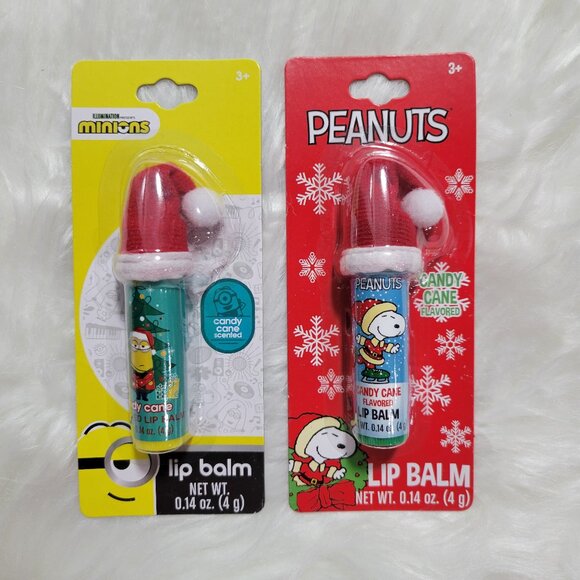 Minions & Snoopy Holiday Lip Balm Set - Picture 1 of 4